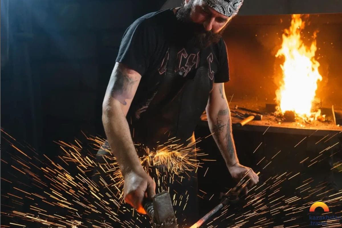 Blacksmith Alexander Knyazev